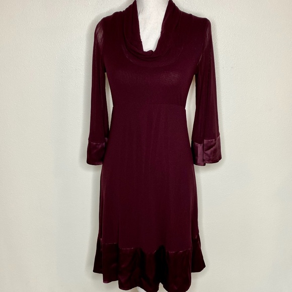 Weston Wear Dresses & Skirts - Anthropologie Weston Wear Burgundy Midi Dress